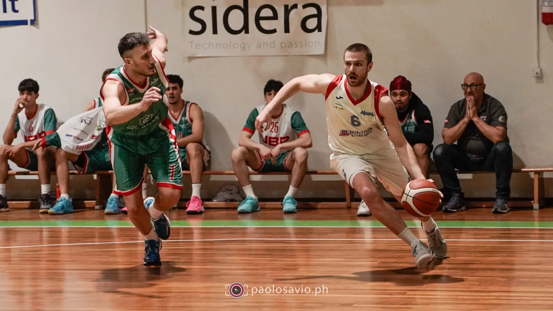 Partita di basket fotografata da Paolo Savio
