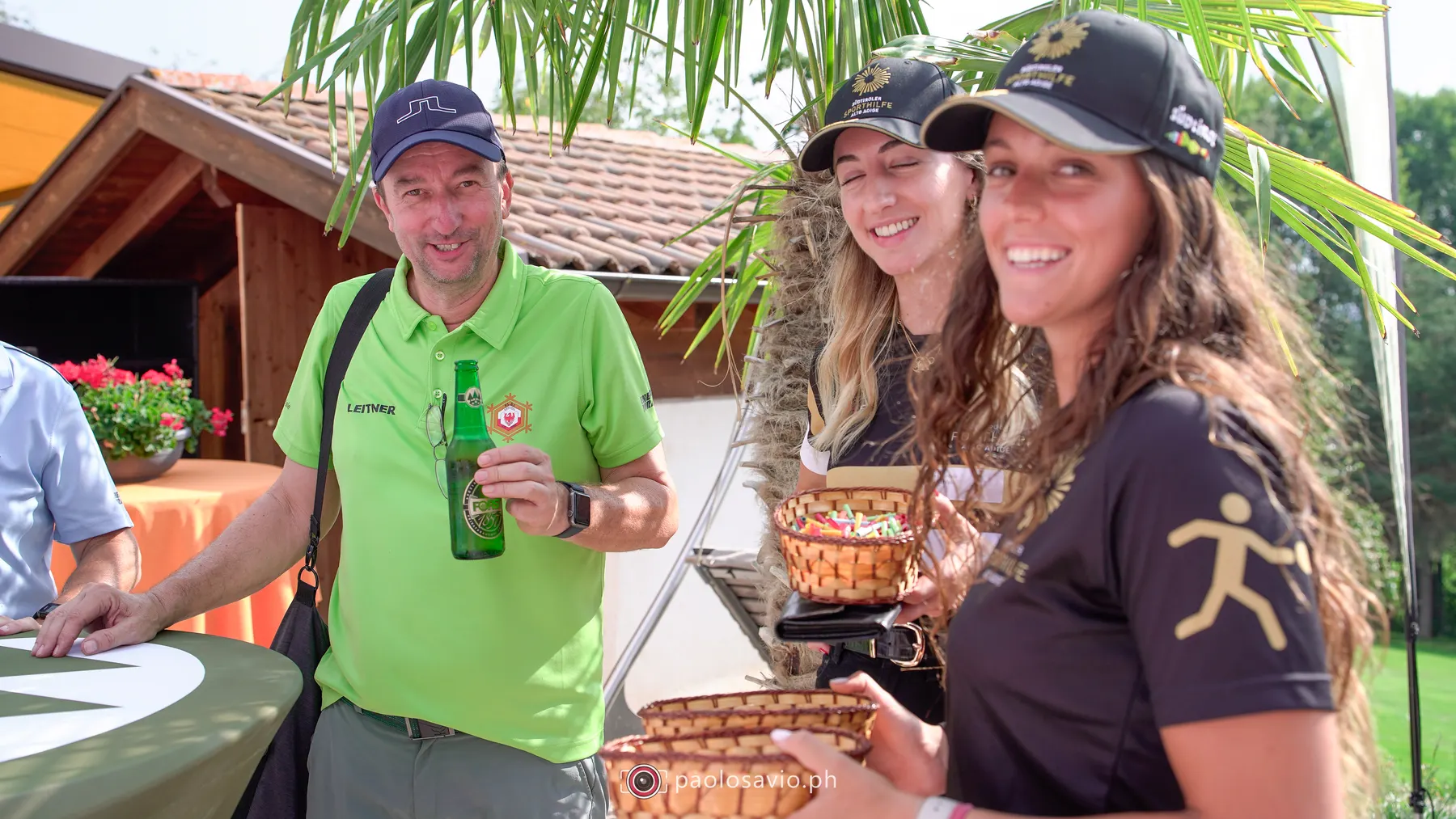 Momento informale durante la Sporthilfe Golf Charity